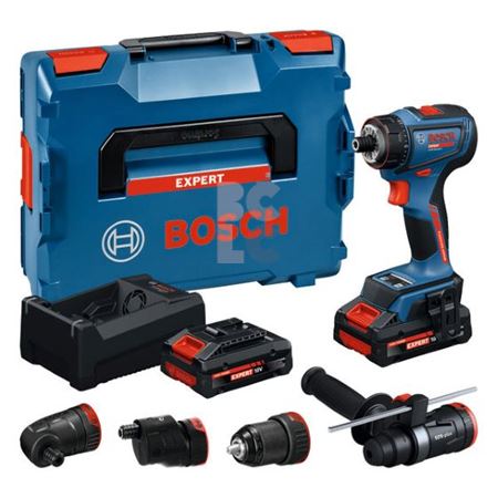 BOSCH EXPERT aku bušilica-izvijač EXSR18V-90FC;2x4,0Ah EXBA;4 FC nastavka;L-BOXX