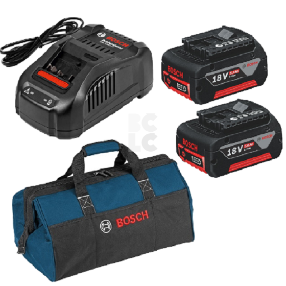 BOSCH set 2x5Ah ProCORE+punjač GAL1880CV+torba