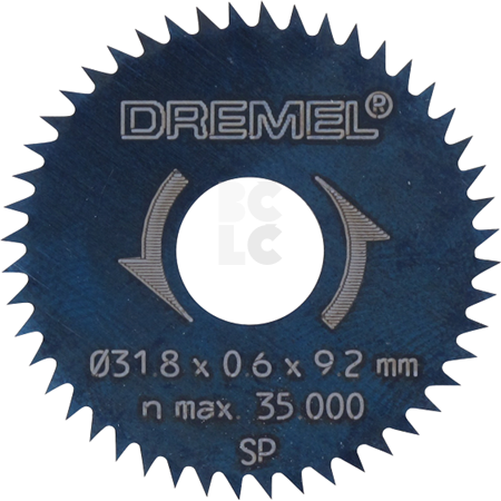 DREMEL Rezna ploča 31,8 mm, 2 kom 546