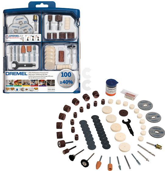 DREMEL Višenamjenski set pribora, 100kom