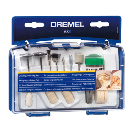 DREMEL Set za čišćenje/poliranje 684