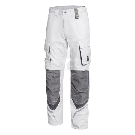 Hlače Activ Pro Stretch bijelo-sive