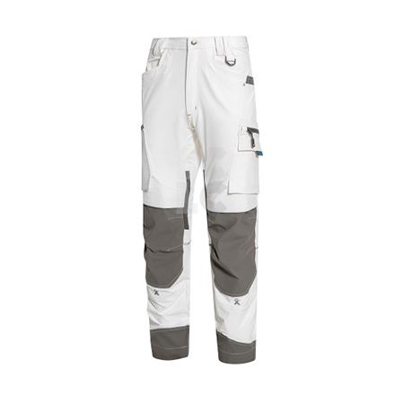 Hlače Superstretch bijelo-sive