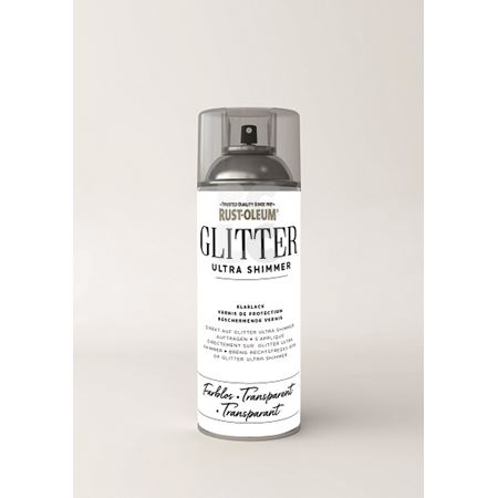RUST-OLEUM GLITTER ULTRA SHIMMER - prozirni sprej za zaštitu šljokica