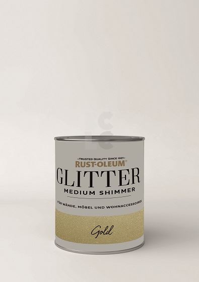 RUST-OLEUM GLITTER MEDIUM SHIMMER - srednje svjetlucava boja sa šljokicama (DIY)