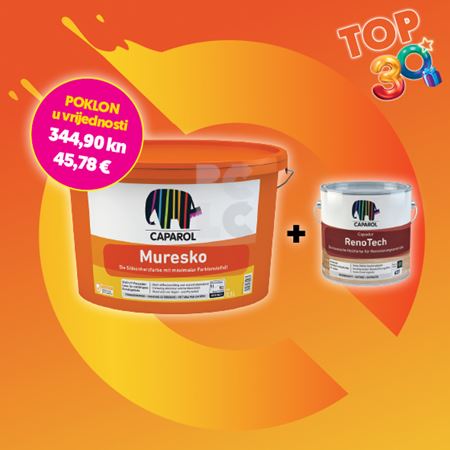 CAPAROL Muresko SilaCryl 12,5 l - Bijeli + poklon RENOTECH 2,5l