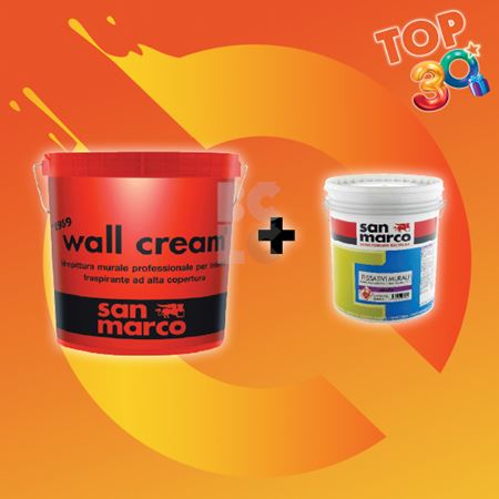 San Marco WALL CREAM 14L + IDROFIS (1lit) GRATIS