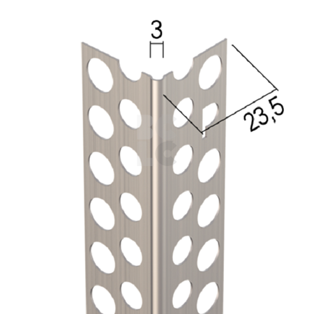 KUTNI PROFIL ALU 2,0m 0,45mm 9078 PROTEKTOR