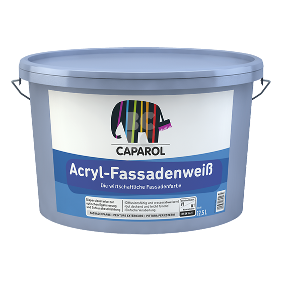 CAPAROL ACRYL FASSADENFARBE - lagano zapunjujuća mat fasadna boja