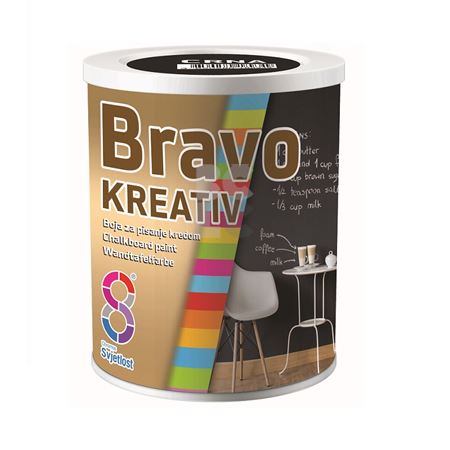 BRAVO KREATIV - periva boja za unutarnje zidove za pisanje kredom