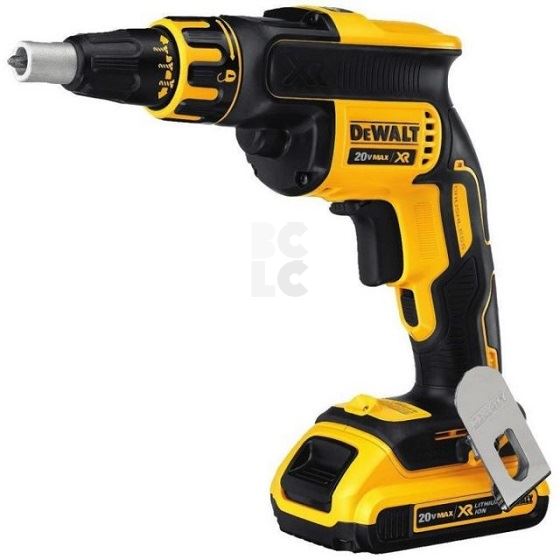 DEWALT AKU XR suhomontažni odvijač 18V,2x2.0Ah+punj.+kofer DCF620D2