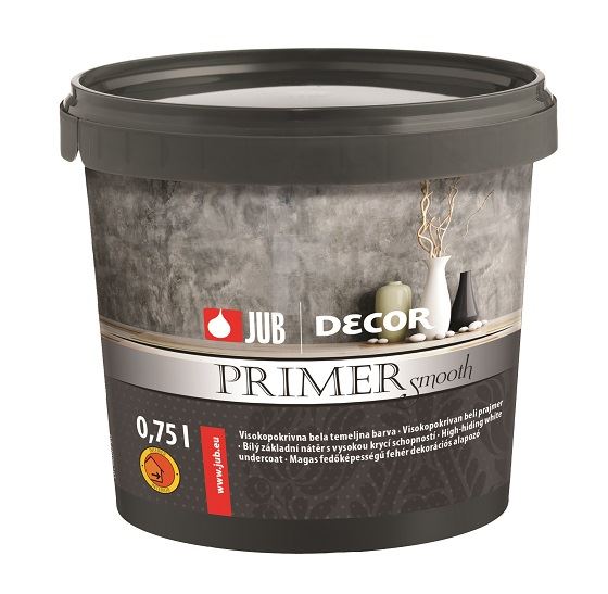 DECOR PRIMER (SMOOTH) - visokopokrivni bijeli temeljni premaz
