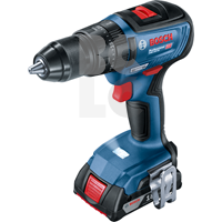 BOSCH Aku bušilica udarna GSB 18V-50, 2x2,0 Ah kov
