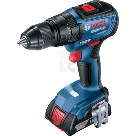 BOSCH Aku bušilica udarna GSB 18V-50, 2x2,0 Ah kov