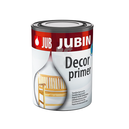 JUBIN DECOR PRIMER - temeljni premaz za drvo koji blokira prodor tanina