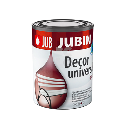 JUBIN DECOR UNIVERSAL MATT -  pokrivna boja za drvo i metal