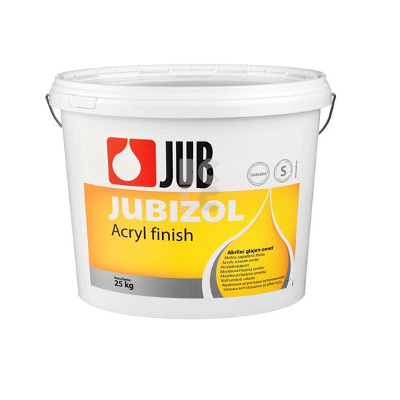 JUBIZOL ACRYL FINISH S - akrilna dekorativna zaglađena žbuka