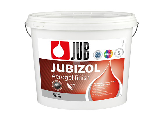 JUBIZOL AEROGEL FINISH S - oplemenjena mikroarmirana silikonska zaglađena žbuka