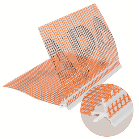 CAPAROL CAPATECT KUTNI PROFIL S OKAPNICOM 2,5m - plastični kutni profil