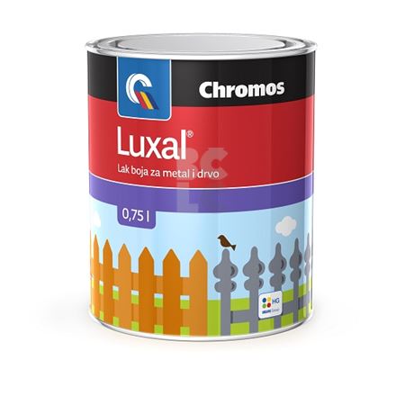 CHROMOS LUXAL - univerzalna antikorozivna pokrivna lak boja za metal i drvo