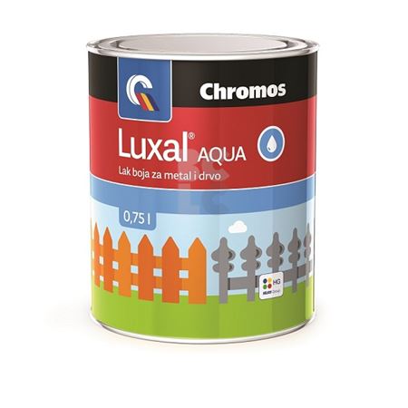 CHROMOS LUXAL AQUA - lak boja za metal i drvo