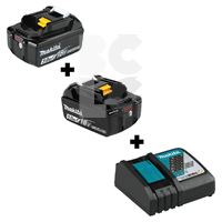 MAKITA Akumulator set BL1830B (18V,3Ah)+BL1850B (18V,5Ah)+DC18RC punjač brzi