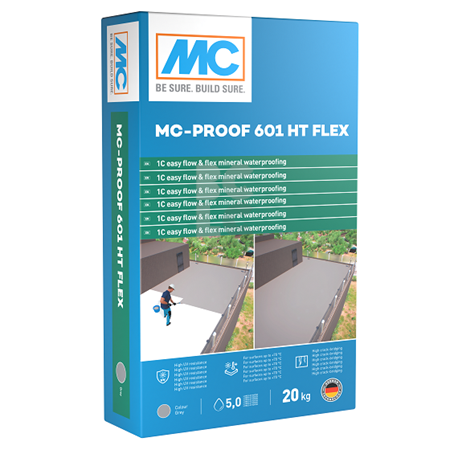 MC PROOF 601HT Flex 1K UV stabilna fleksibilna masa sv.siva