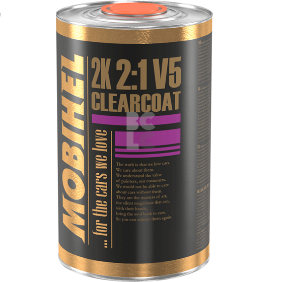 Mobihel 2k 2 1 Bezbojni Lak Mat 1 L Clearcoat Matt Low Voc Bacelic Profi Shop