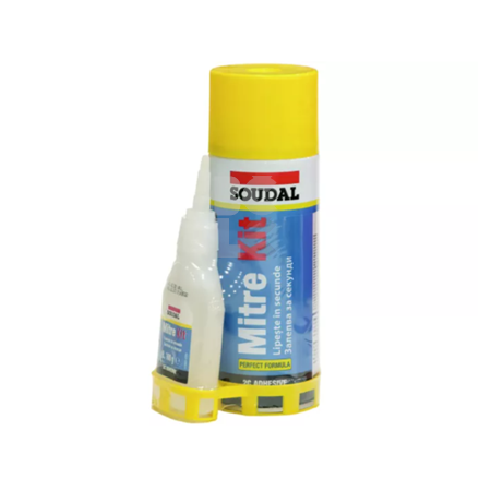 Dvokomponentni set za brzo lijepljenje SOUDAL Mitre Kit 100 g + 400 ml