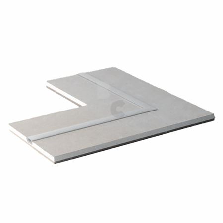 AKIFIX PLOČA-KUT GK sa Al profilom za led traku 13mm, 14,5x29X29 cm