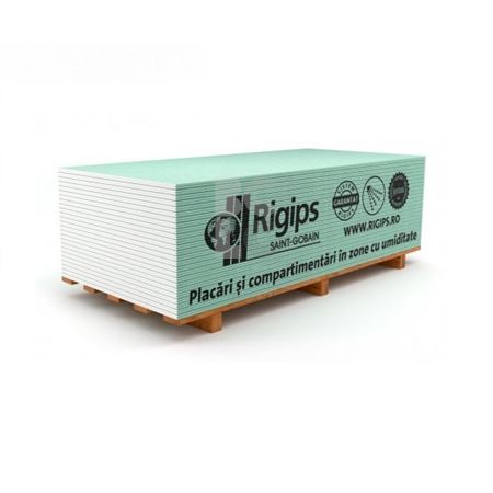 RIGIPS GKP RBI 12,5X1250X2000mm (2,5m2) vlagootporna 72kom/pal