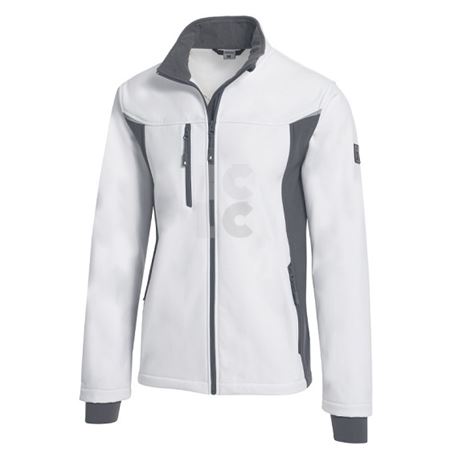 Jakna softshell Allrounder bijelo-siva