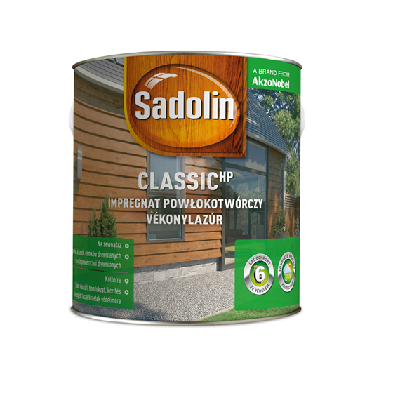 SADOLIN CLASSIC - tankoslojna lazura za prirodan izgled drveta