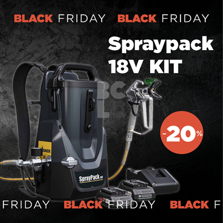 WAGNER Spraypack 18V KIT( 4Ah+punjač) + 1x5Ah gratis + FlexTwist gratis