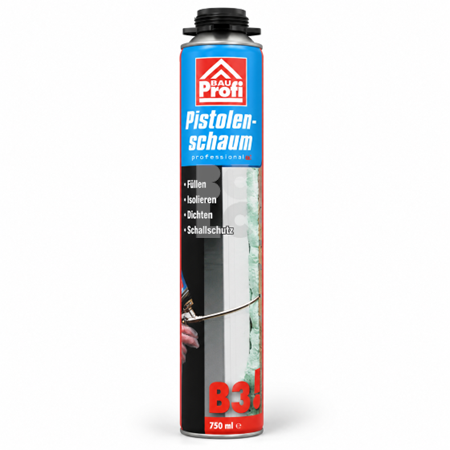 PU PJENA 750ml BAU PROFI B3 pištoljska 750ml  AU - paket 12/1