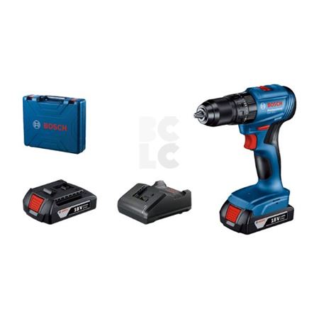 BOSCH Aku udarna bušilica, kovčeg GSB 185-Li 2x2Ah, GAL 18V-20