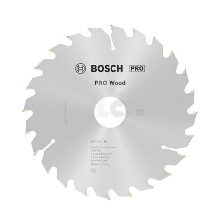 BOSCH List kr.pile 165X30/20mm 36Z Optil.Wood