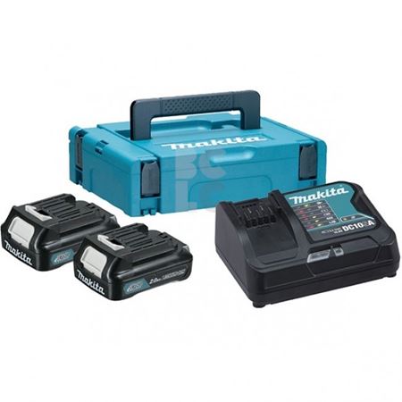 MAKITA Aku POWER SET 10,8V (2xAkuBL1020B,1xpunj.DC10SA)