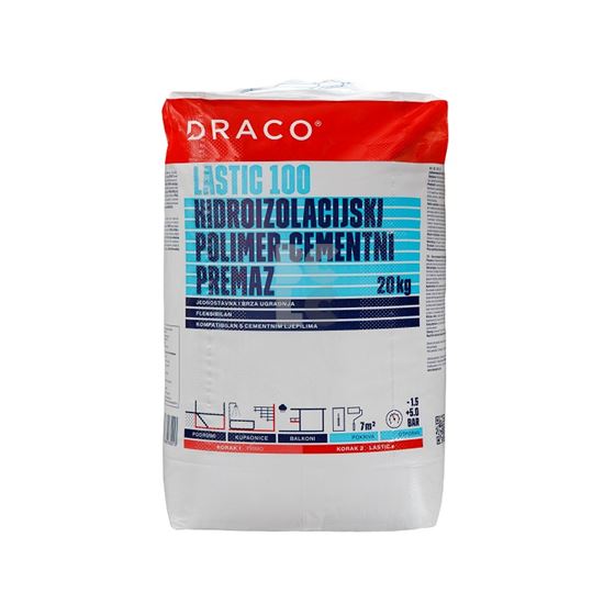 DRACO LASTIC 100 - polimercementni hidroizolacijski premaz