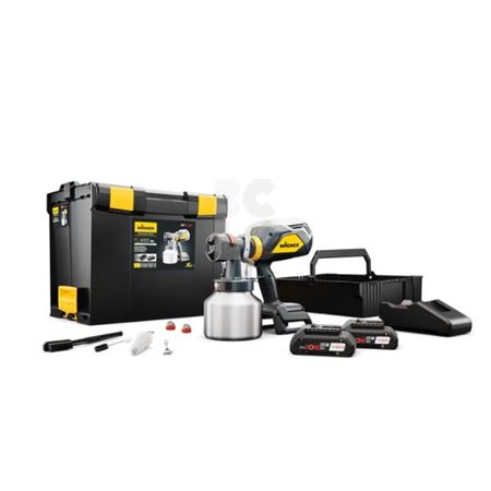 WAGNER FinishControl 4000 18V - fine spray - kit (2x4Ah+punjač+kofer)