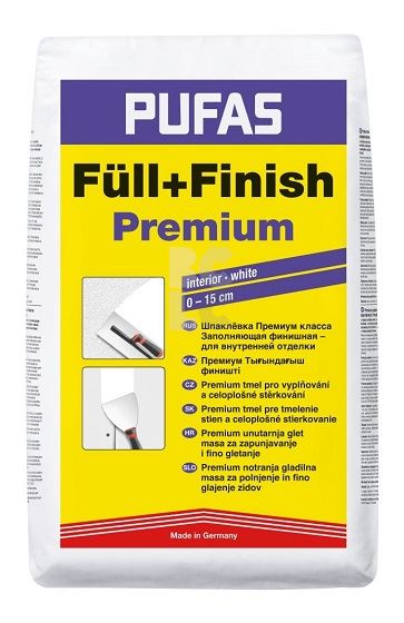 PUFAS FULL + FINISH PREMIUM 0-15cm - unutarnja glet masa