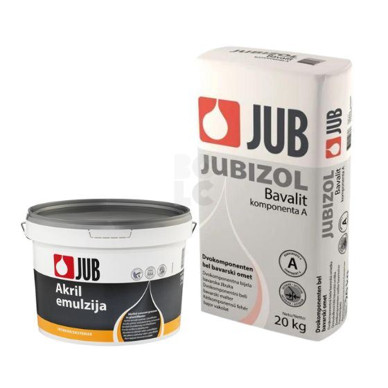 JUBizol BAVALIT 3,0mm A+B - akril emulzija + bavarska žbuka