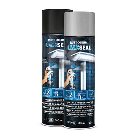 RUSTOLEUM LEAKSEAL fleksibilni gumeni vodonepropusni premaz u spreju crni