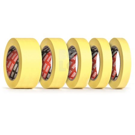 LUMEX KREP TRAKA 25mmx50m 80°C za unutarnje soboslikarske radove, paket 36 kom
