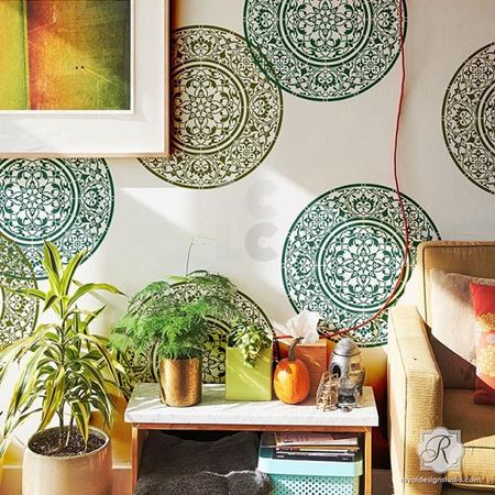 Šablona MANDALA MEDALLION STENCIL S-6305