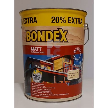 BONDEX MATT - tankoslojna lazura za zaštitu drva