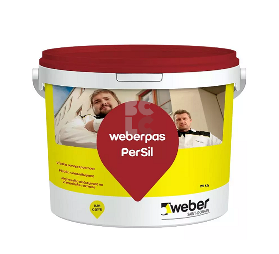WEBER.pas PerSil 1,5mm BIJELA (25kg)