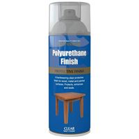 RUSTOLEUM DIY POLYURETHANE FINISH SPRAY 400 ml Clear Matt
