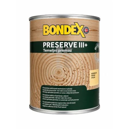 BONDEX PRESERVE III+ - temeljna zaštita drva na vodenoj osnovi