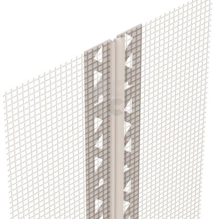 PROTEKTOR dilatacijski profil PVC 6mm s mrežicom (2,75m)